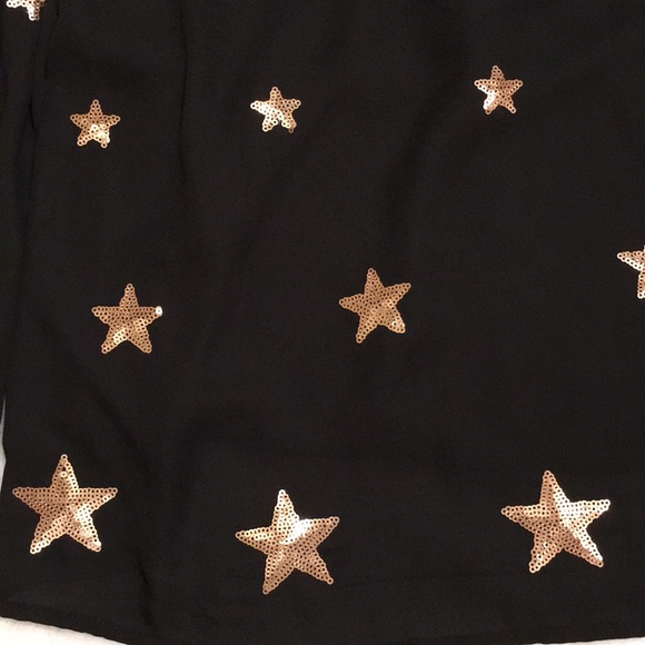 Black Star Off-The-Shoulder Top (Size Small) - Picture 2 of 3
